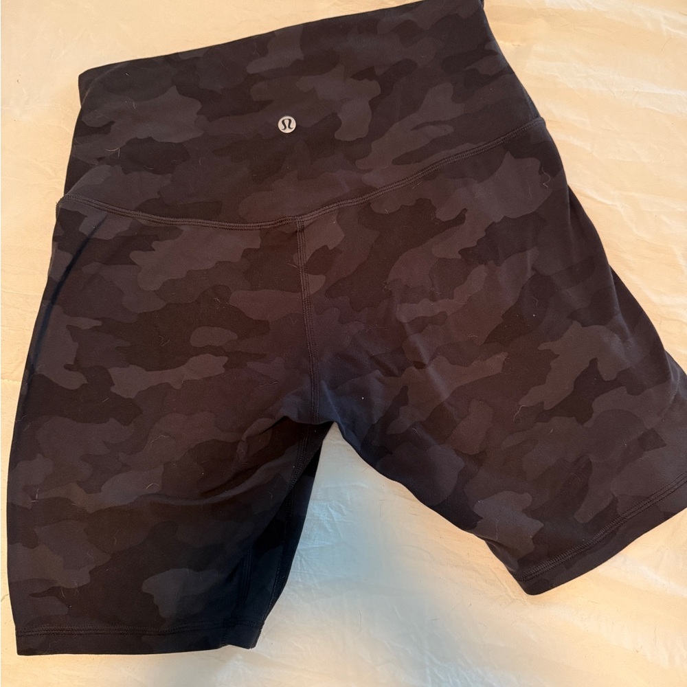 lululemon athletica Dark Camo Bike Shorts